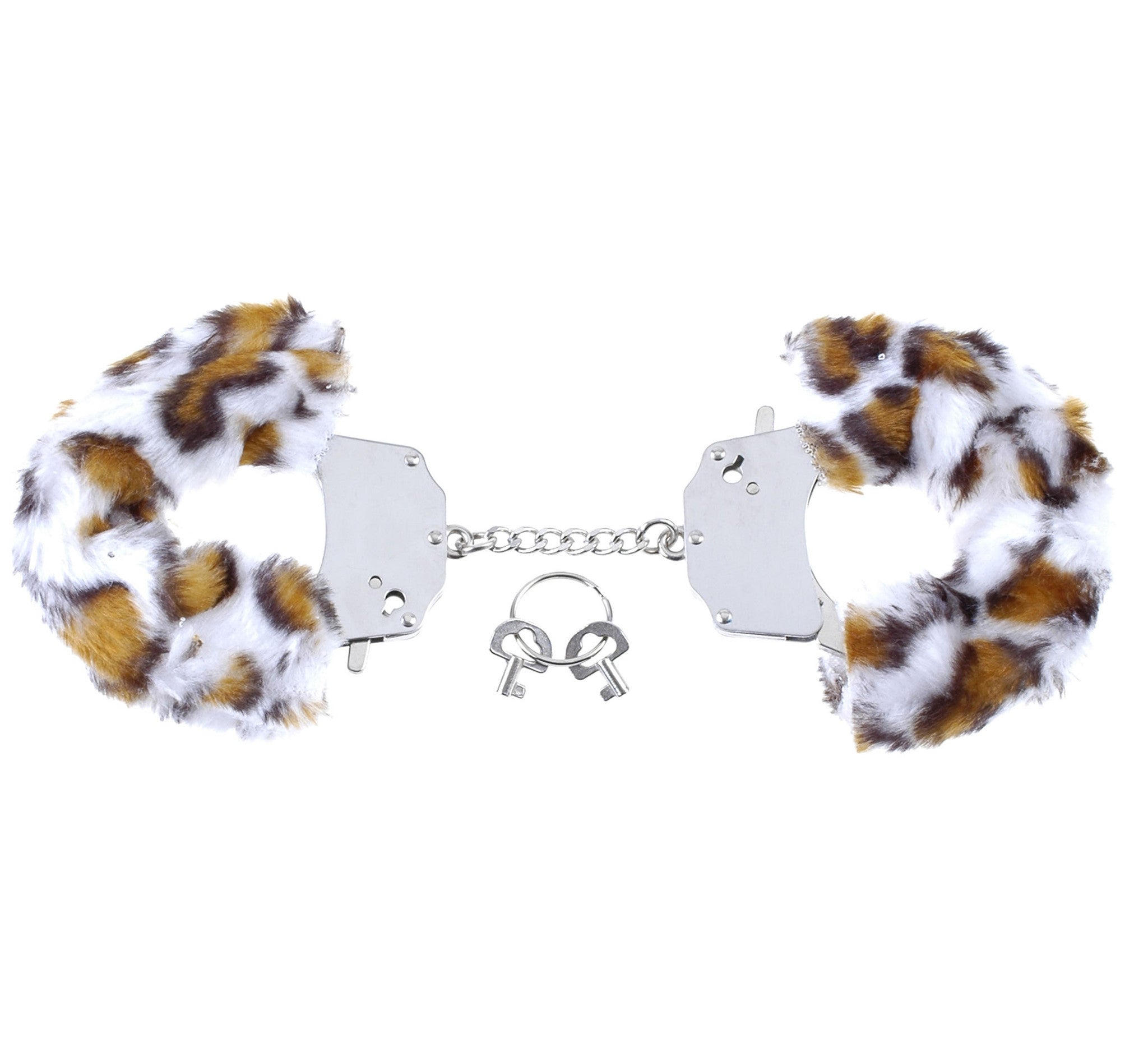 Fetish Fantasy Furry Cuffs Bondage Play Leopard Print - Club X